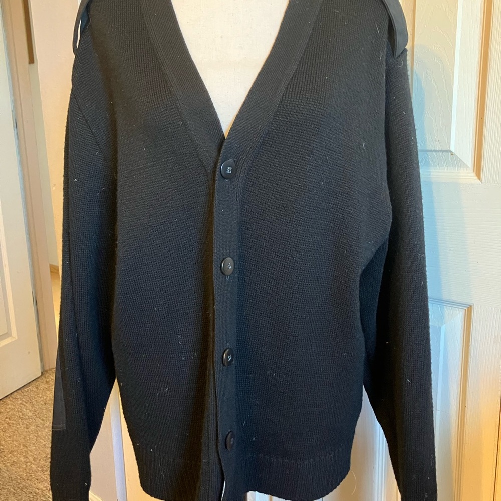 Black law enforcement sweater.
